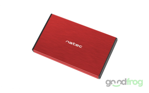 (Czerwony) Dysk zewnętrzny 320 GB USB 3.0 HDD Natec Rhino (Czerwony) Dysk zewnętrzny 320 GB USB 3.0 HDD Natec Rhino
