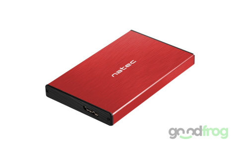 (Czerwony) Dysk zewnętrzny 320 GB USB 3.0 HDD Natec Rhino (Czerwony) Dysk zewnętrzny 320 GB USB 3.0 HDD Natec Rhino