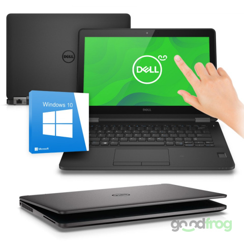 Dell Latitude E7250 / Dotykowy ekran 12-cali / Intel Core i5 / 8GB RAM / SSD / Windows 10