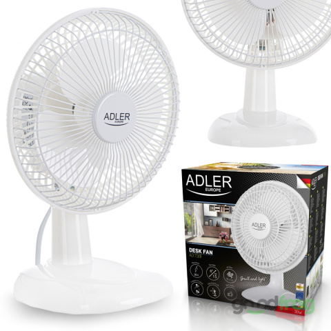 Wentylator biurkowy ADLER AD 7301 (15 cm)