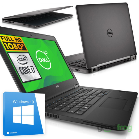 Dell Latitude E7270 / 12" / FULL HD / i7 / 8GB / SSD 256GB / Windows 10