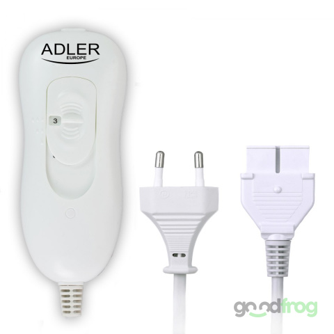 Elektryczny koc Adler (AD 7425) / Podkładowy / 60W / 150 x 80 cm Elektryczny koc Adler (AD 7425) / Podkładowy / 60W / 150 x 80 cm