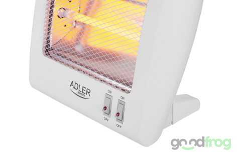 Grzejnik kwarcowy Adler (AD 7709) / Halogen / 800W Grzejnik kwarcowy Adler (AD 7709) / Halogen / 800W