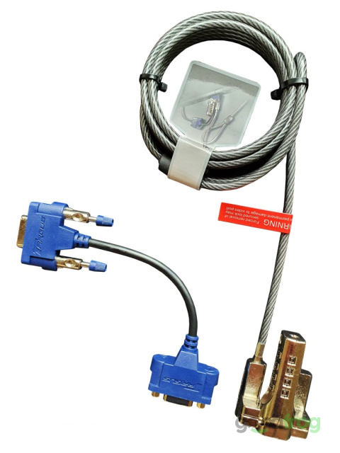 Linka zabezpieczająca / Uniwersalna blokada przewodowa / Targus Defcon (PA492E)