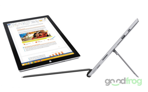 2w1 Microsoft Surface PRO 3 (1631) / 12" 2K / TOUCH / i5 / 4GB / SSD 128GB / W10 PRO