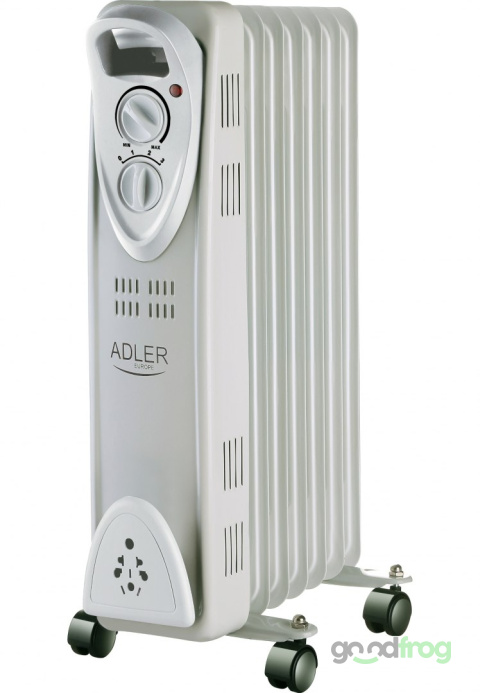 Grzejnik Olejowy Adler (AD 7807) / 7 żeberek / 1500W Grzejnik Olejowy Adler (AD 7807) / 7 żeberek / 1500W