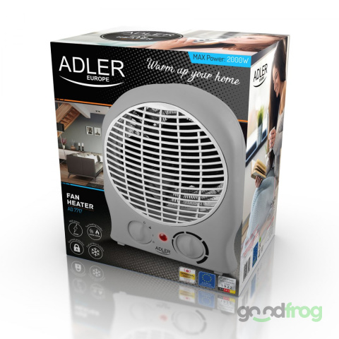 Termowentylator Adler (AD 7717) / Wiatrak / 2000W Termowentylator Adler (AD 7717) / Wiatrak / 2000W