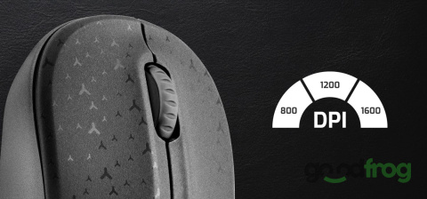 CZARNA MYSZ / Myszka bezprzewodowa NATEC Toucan