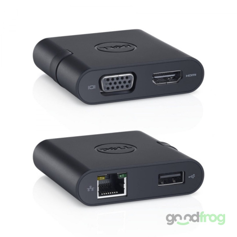 Stacja dokująca Dell DA200 Adapter USB-C / HDMI / USB 3.0 / VGA / RJ45
