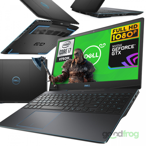 Gamingowy Dell 3590 G3 / 15" 144Hz / i7 6CORE / 16GB / SSD NVMe / Geforce 1660 Ti / W10