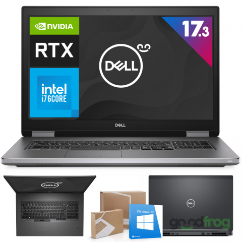 Stacja robocza Dell Precision 7740 / 17" / 32GB / SSD 1000GB / nVidia Quadro RTX / W10