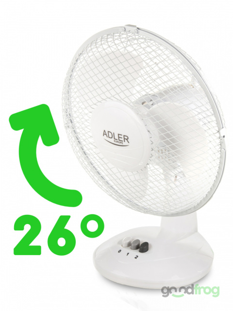 Wentylator biurkowy Adler AD 7304 (40 cm) Wentylator biurkowy Adler AD 7304 (40 cm)