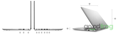 2w1 Dell Inspiron 5491 / 14" / FHD / TOUCH / 16GB / 756GB / SSD / W10/11