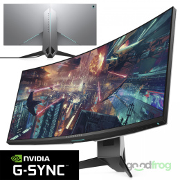Zakrzywiony monitor Dell Alienware 34 AW3418DW / 3440 x 1440 (UWQHD) / NVIDIA G-SYNC / 120Hz