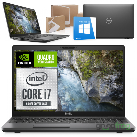Dell Precision 3541 / 15,6" / FHD / i7 6CORE / 32GB / SSD NVMe / NVIDIA Quadro / W10