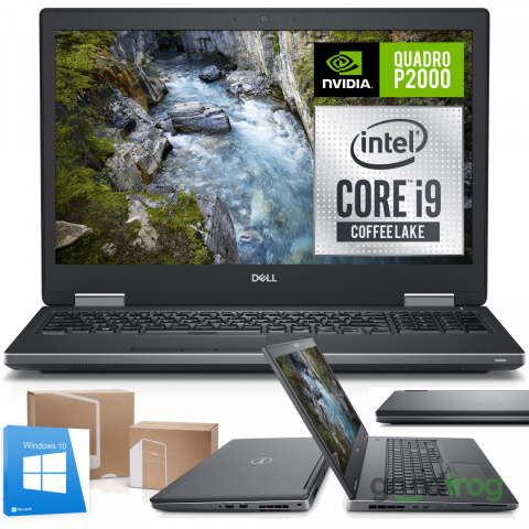Stacja robocza Dell Precision 7530 / 15" / i9-6CORE / 32GB / SSD 512GB NVMe / nVidia Quadro / W10