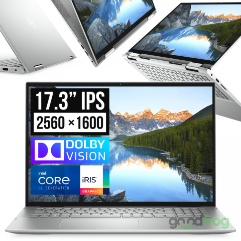 DELL Inspiron 7706 2w1 / 17,3 / TOUCH QHD+ / i5-11GEN. / 16GB / SSD NVMe / W10