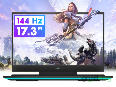 GAMING DELL 17 G7 7700 / 15" IPS / 144Hz / i7 6CORE / 32GB / 512GB NVMe / GEFORCE RTX
