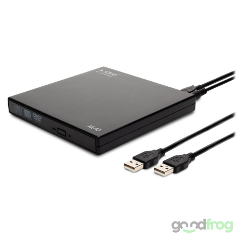 Napęd zewnętrzny SAVIO AK-43 SLIM / DVD-RW / DVD / CD