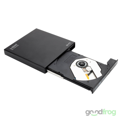 Napęd zewnętrzny SAVIO AK-43 SLIM / DVD-RW / DVD / CD