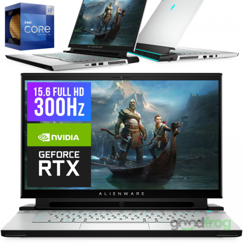DELL ALIENWARE m15 R4 (White) / 15,6" /300Hz / i9-10980HK / 32GB / 1TB NVMe / NVIDIA RTX 3070