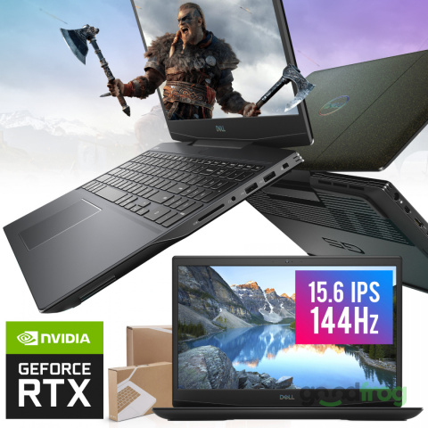 Dell Inspiron G5 5500 / 15" 144Hz / i7-10750H / 16GB / 1000GB SSD / NVIDIA RTX