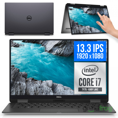 Dell XPS 13 9365 2W1 (Black) / 13,3" TOUCH / i7 / 16GB / SSD 512GB NVMe / W10/11