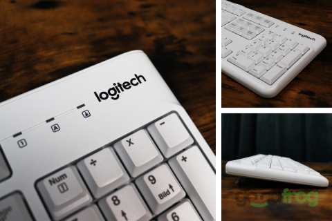 Klawiatura Logitech K120 (przewodowa) / Biała / Średni skok