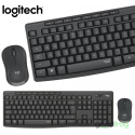 Multimedialny zestaw Logitech MK295 Klawiatura + Mysz (bezprzewodowy) / Czarny