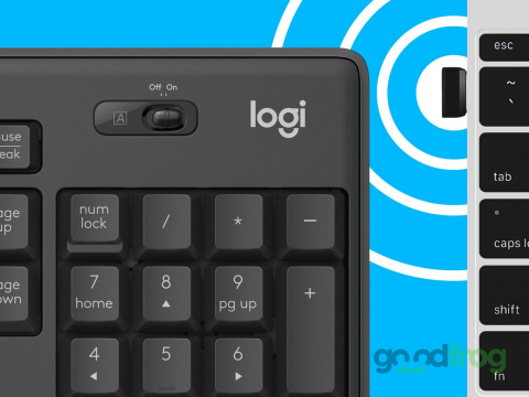Multimedialny zestaw Logitech MK295 Klawiatura + Mysz (bezprzewodowy) / Czarny Multimedialny zestaw Logitech MK295 Klawiatura + Mysz (bezprzewodowy) / Czarny