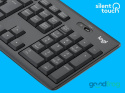 Multimedialny zestaw Logitech MK295 Klawiatura + Mysz (bezprzewodowy) / Czarny