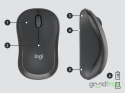 Multimedialny zestaw Logitech MK295 Klawiatura + Mysz (bezprzewodowy) / Czarny