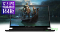 DELL ALIENWARE m17 R3 (Black) / 17,3" / i7-10750H / 16GB / 1TB NVMe / NVIDIA GTX