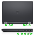 Dell Latitude E5570 / 15,6" / i7 / 16GB / SSD 512GB / AMD Radeon / W10