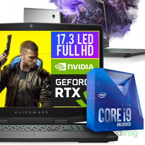 DELL ALIENWARE m17 / 17,3" / FHD / i9 6CORE / 32GB / 1TB NVMe / NVIDIA RTX