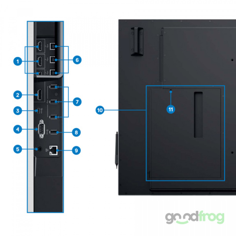 Monitor Dell C6522QT 4K / 65 CALI / Interaktywny monitor dotykowy