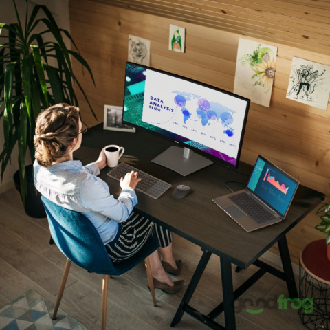 Zakrzywiony monitor Dell UltraSharp 38 U3821DW / 38" / IPS / WQHD+ 3840 x 1600