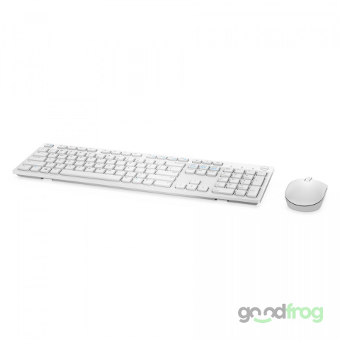 Zestaw Dell Bezprzewodowa klawiatura + mysz (KM636) / Biały / Spolszczona Zestaw Dell Bezprzewodowa klawiatura + mysz (KM636) / Biały / Spolszczona