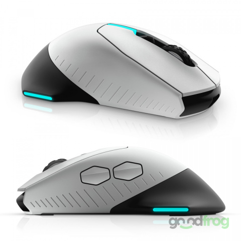Mysz bezprzewodowa DELL ALIENWARE AW610M (biała) / 16000 DPI / Myszka