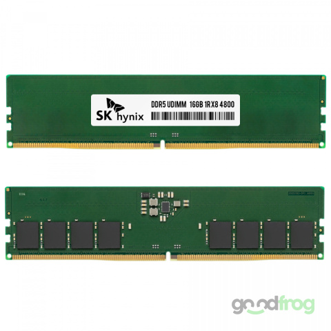 PAMIĘĆ RAM 16 GB DDR5 / SK HYNIX / UDIMM / 1Rx8 PC5 / 4800 MHz (HMCG78MEBUA081N)