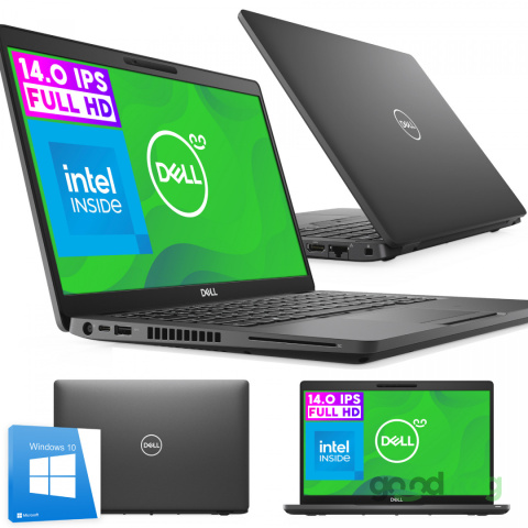 Dell Latitude 5401 / 14" / Full HD / i7 6CORE / 16GB / SSD 512 GB / NVIDIA / W10