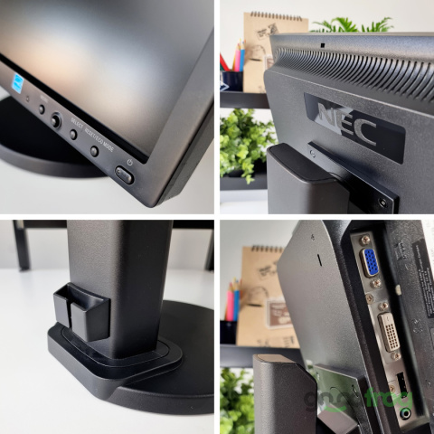 Monitor NEC EA192M / 19" / PIVOT / DisplayPort / DVI / VGA / Głośniki Monitor NEC EA192M / 19" / PIVOT / DisplayPort / DVI / VGA / Głośniki