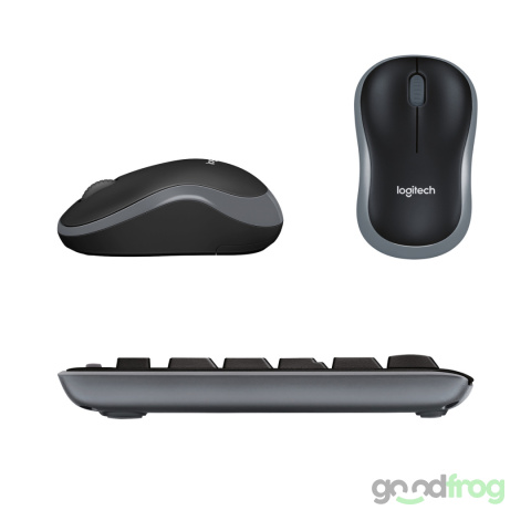 Multimedialny zestaw Logitech MK270 Klawiatura + Mysz (bezprzewodowy) / Czarny Multimedialny zestaw Logitech MK270 Klawiatura + Mysz (bezprzewodowy) / Czarny