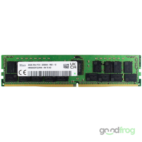 PAMIĘĆ RAM 32 GB DDR4 / SK HYNIX / DIMM / 2Rx4 PC4 / ECC / 3200 MHz / HMA84GR7DJR4N-XN