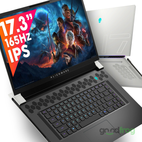 DELL ALIENWARE X17 (White) / 17,3" / 165Hz / i7-11800H / 64GB / 1TB NVMe / NVIDIA RTX 3070