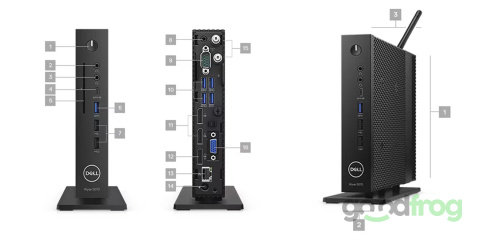 DELL WYSE 5070 THIN / MINI PC / INTEL QUAD CORE / 8GB / SSD 256 GB / W10/11