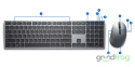 Dell Bezprzewodowy zestaw (KM7321W) / Klawiatura + Mysz / Srebrna / QWERTY PL (wielojęzyczna)