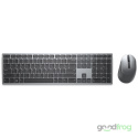 Dell Bezprzewodowy zestaw (KM7321W) / Klawiatura + Mysz / Srebrna / QWERTY US (polska)