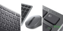 Dell Bezprzewodowy zestaw (KM7321W) / Klawiatura + Mysz / Srebrna / QWERTY US (polska)