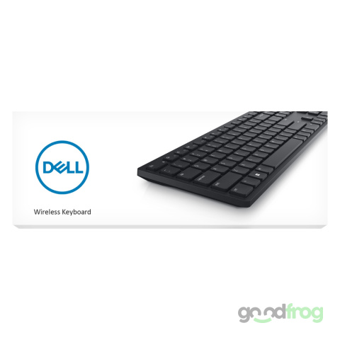 Dell Bezprzewodowa klawiatura (KB500) / Radio 2,4GHz / Czarna / QWERTY PL (po spolszczeniu naklejkami)